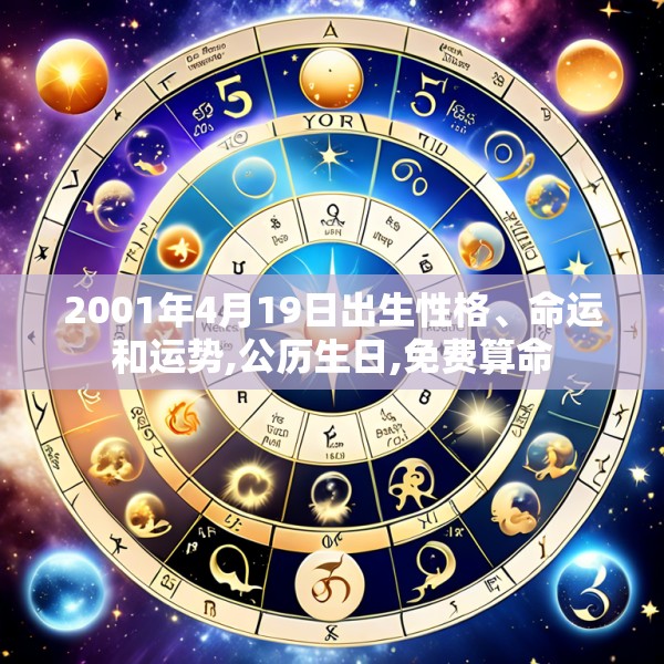 2001年4月19日出生性格、命运和运势,公历生日,免费算命