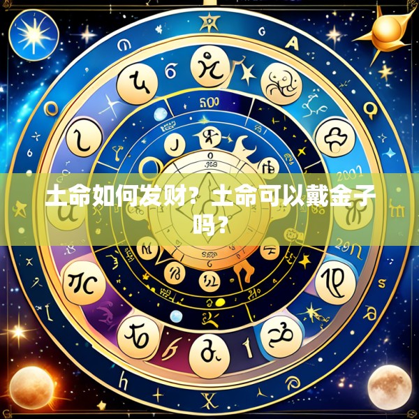 土命如何发财？土命可以戴金子吗？
