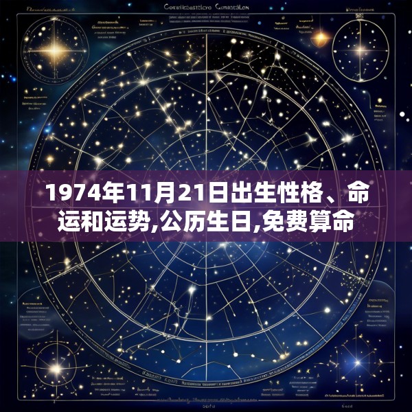 1974年11月21日出生性格、命运和运势,公历生日,免费算命