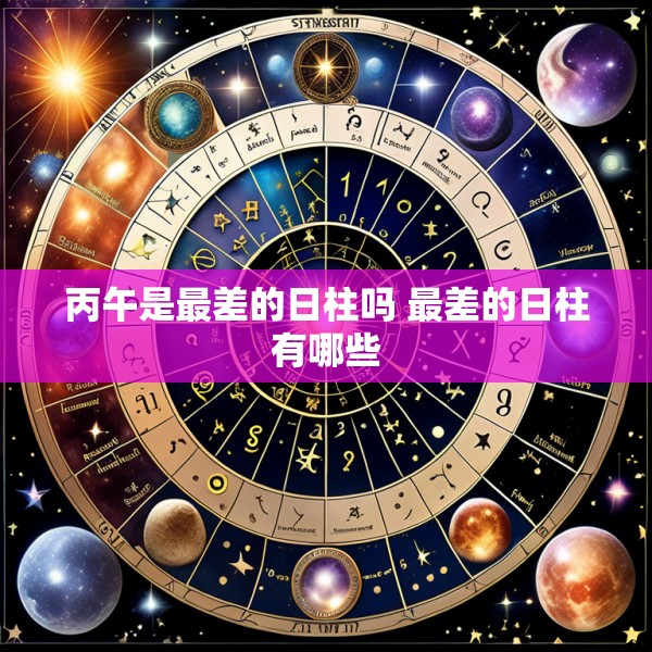 丙午是最差的日柱吗 最差的日柱有哪些