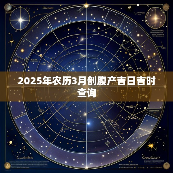 2025年农历3月剖腹产吉日吉时查询