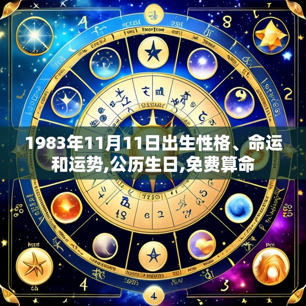 1983年11月11日出生性格、命运和运势,公历生日,免费算命