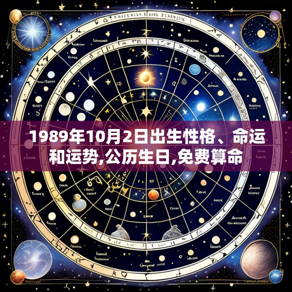 1989年10月2日出生性格、命运和运势,公历生日,免费算命