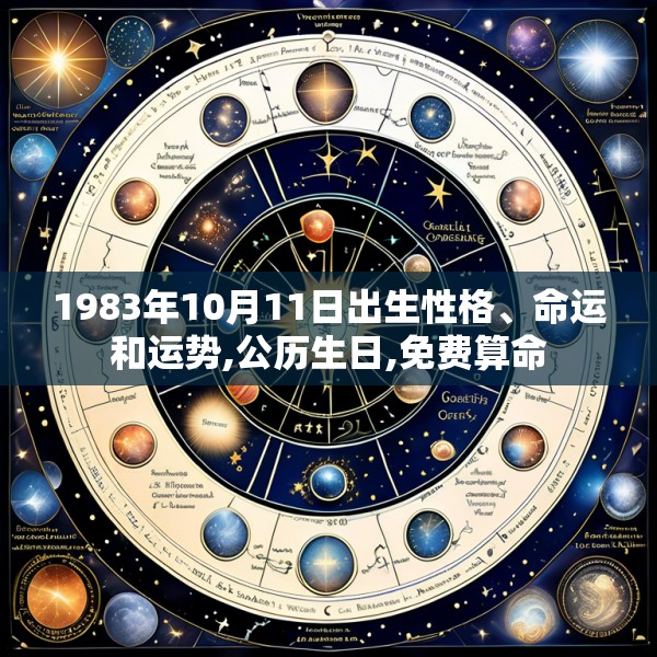 1983年10月11日出生性格、命运和运势,公历生日,免费算命