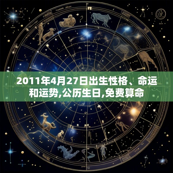 2011年4月27日出生性格、命运和运势,公历生日,免费算命