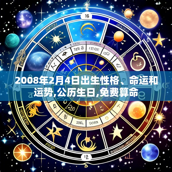 2008年2月4日出生性格、命运和运势,公历生日,免费算命