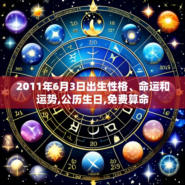 2011年6月3日出生性格、命运和运势,公历生日,免费算命