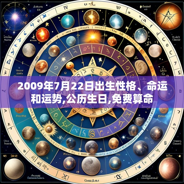 2009年7月22日出生性格、命运和运势,公历生日,免费算命