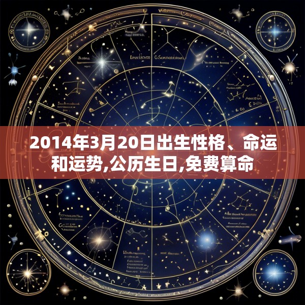 2014年3月20日出生性格、命运和运势,公历生日,免费算命