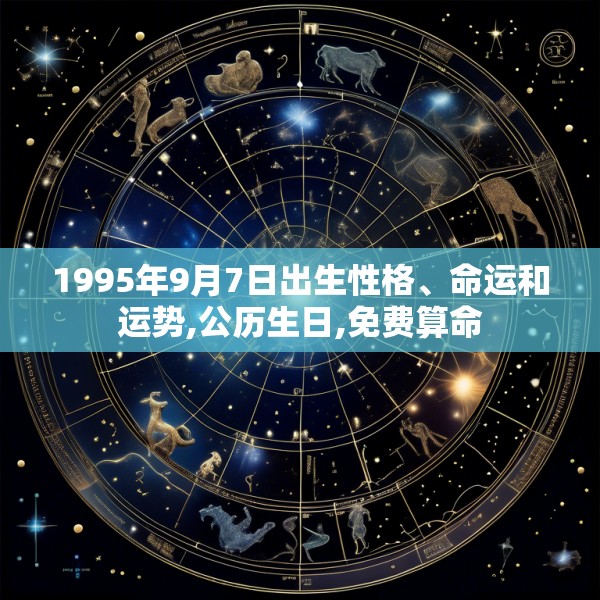 1995年9月7日出生性格、命运和运势,公历生日,免费算命