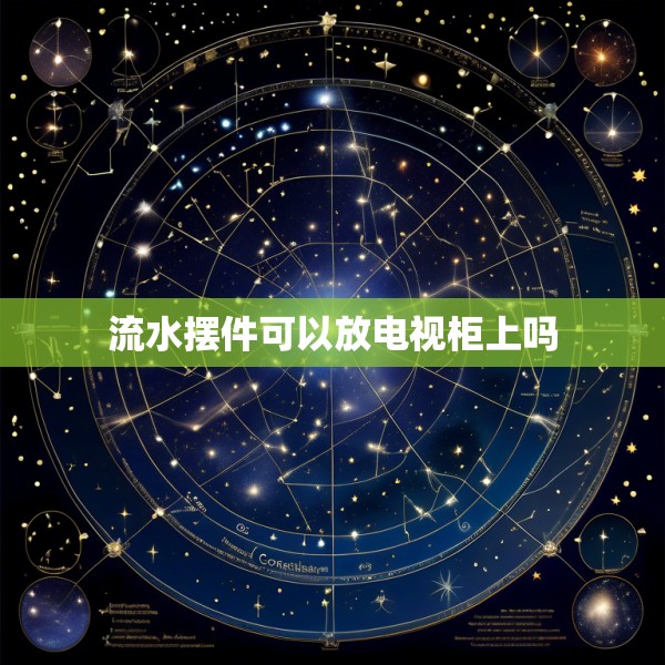 流水摆件可以放电视柜上吗