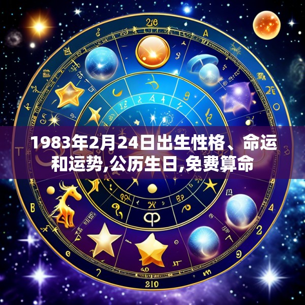 1983年2月24日出生性格、命运和运势,公历生日,免费算命