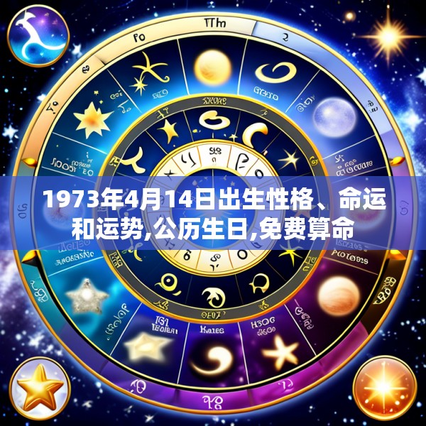 1973年4月14日出生性格、命运和运势,公历生日,免费算命
