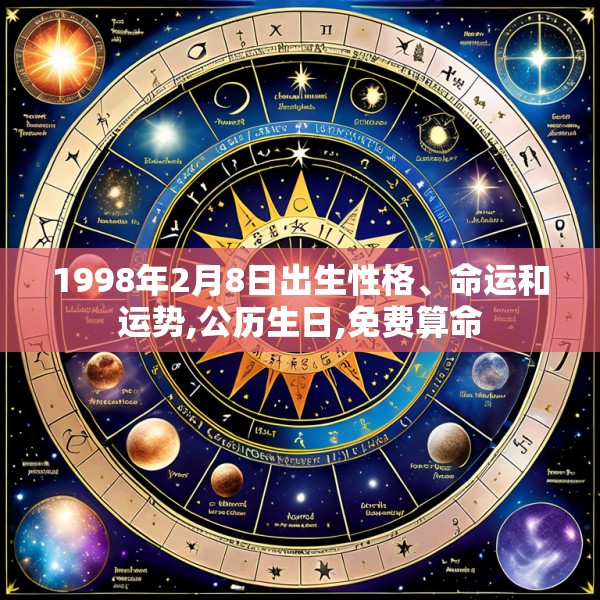 1998年2月8日出生性格、命运和运势,公历生日,免费算命