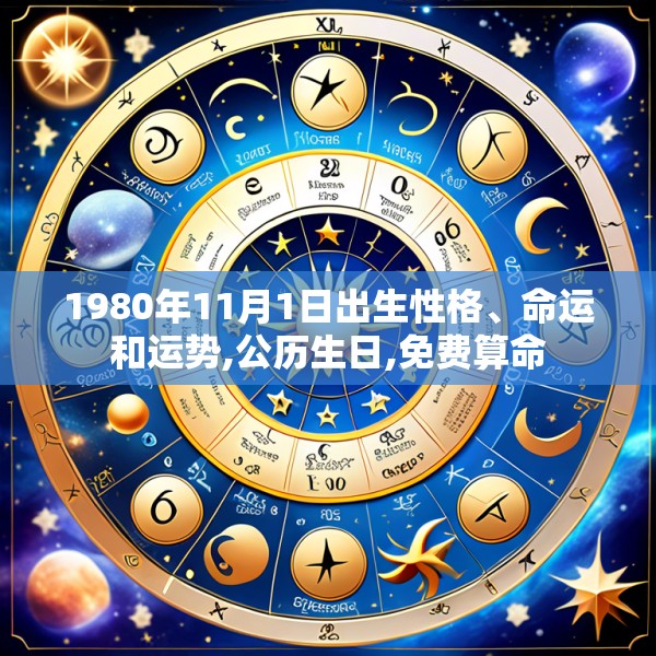 1980年11月1日出生性格、命运和运势,公历生日,免费算命