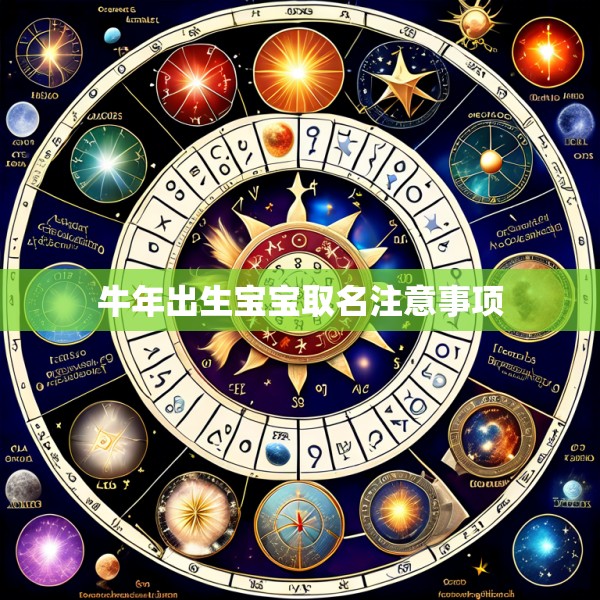 牛年出生宝宝取名注意事项
