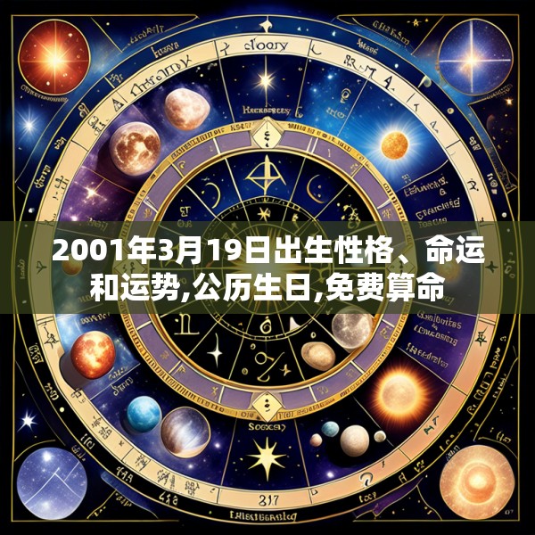 2001年3月19日出生性格、命运和运势,公历生日,免费算命