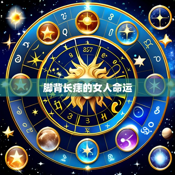 脚背长痣的女人命运