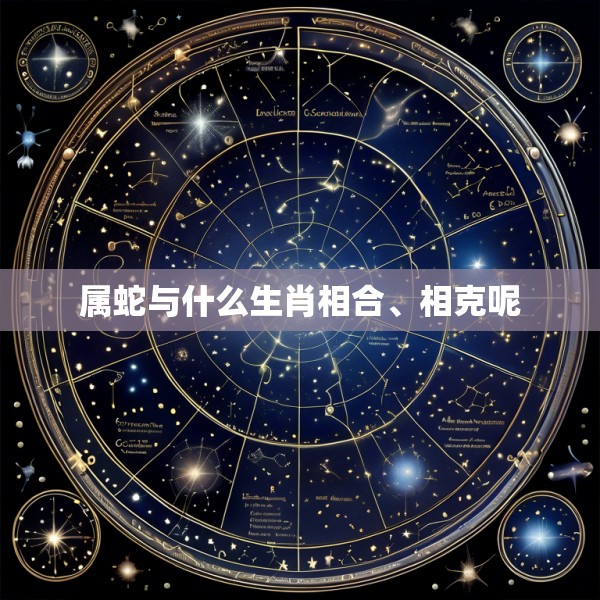 属蛇与什么生肖相合、相克呢