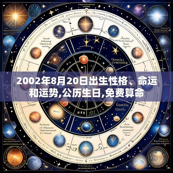 2002年8月20日出生性格、命运和运势,公历生日,免费算命