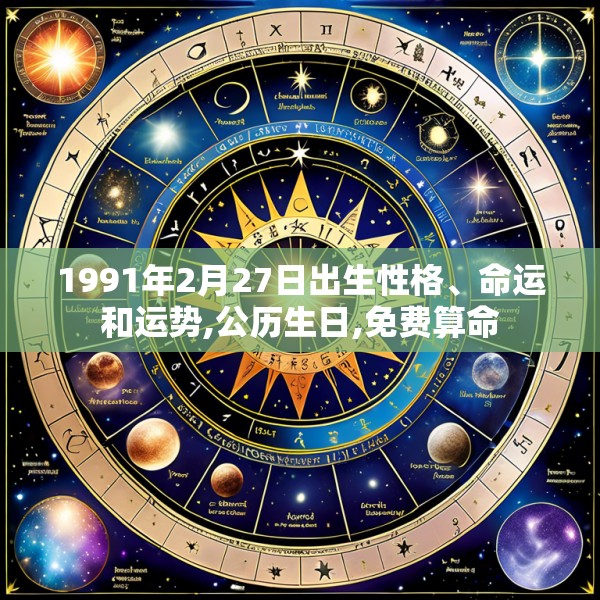 1991年2月27日出生性格、命运和运势,公历生日,免费算命