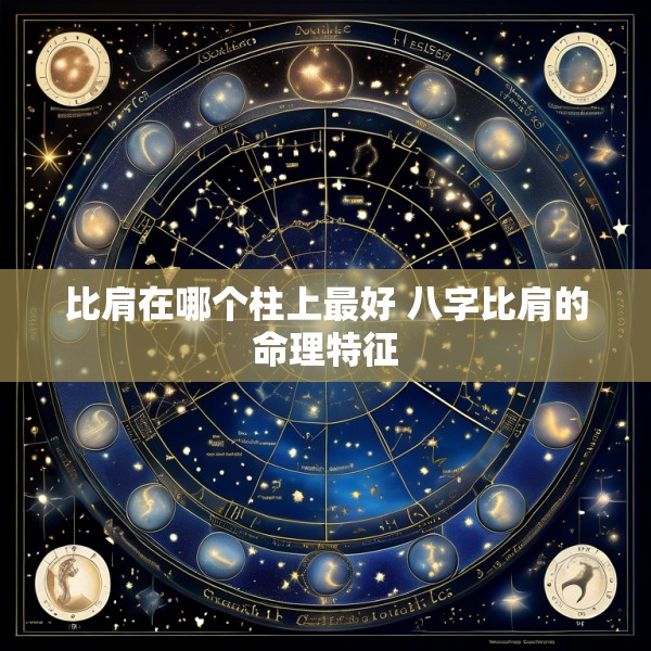 比肩在哪个柱上最好 八字比肩的命理特征