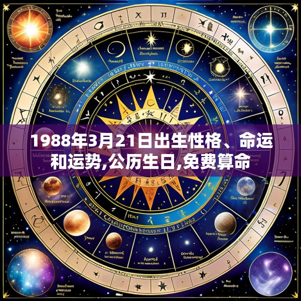 1988年3月21日出生性格、命运和运势,公历生日,免费算命