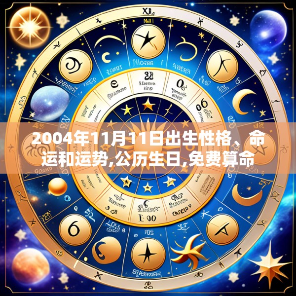 2004年11月11日出生性格、命运和运势,公历生日,免费算命
