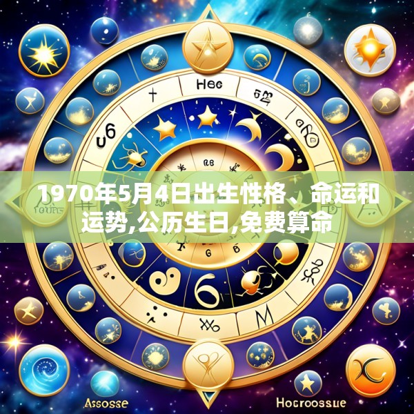 1970年5月4日出生性格、命运和运势,公历生日,免费算命