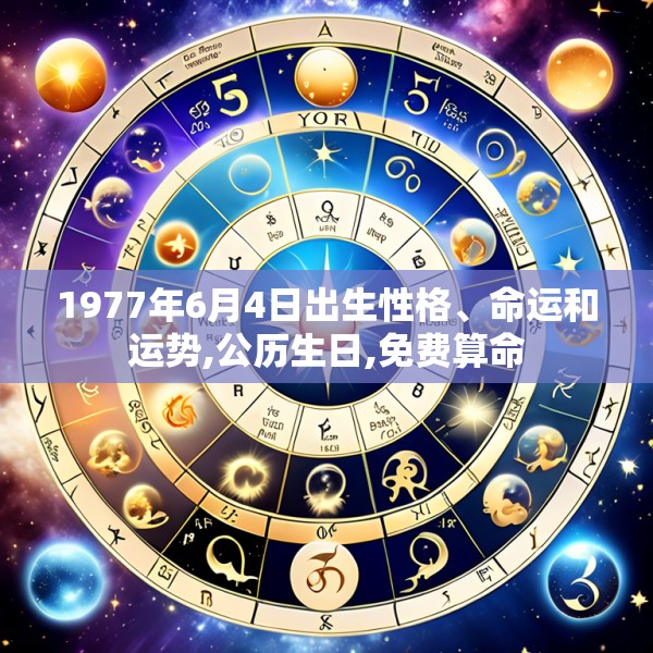 1977年6月4日出生性格、命运和运势,公历生日,免费算命