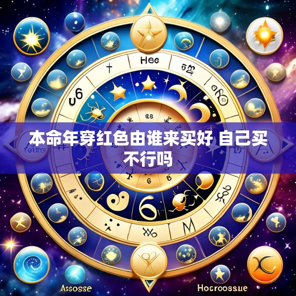 本命年穿红色由谁来买好 自己买不行吗