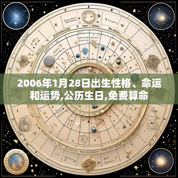 2006年1月28日出生性格、命运和运势,公历生日,免费算命