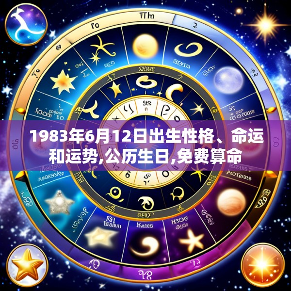 1983年6月12日出生性格、命运和运势,公历生日,免费算命