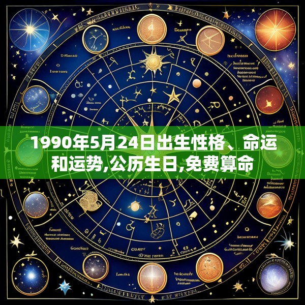 1990年5月24日出生性格、命运和运势,公历生日,免费算命