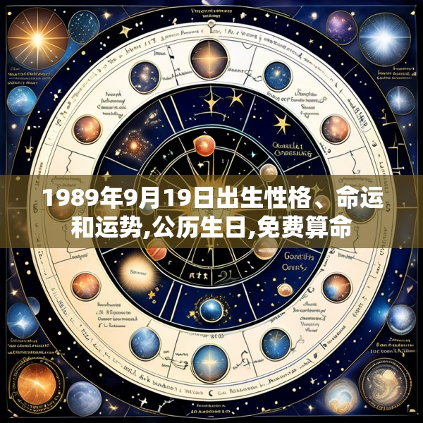 1989年9月19日出生性格、命运和运势,公历生日,免费算命