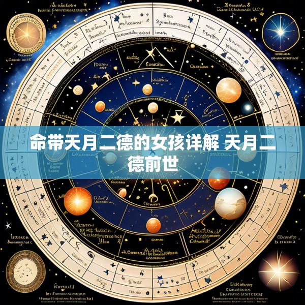 命带天月二德的女孩详解 天月二德前世