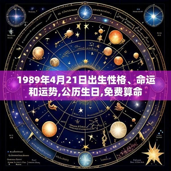 1989年4月21日出生性格、命运和运势,公历生日,免费算命