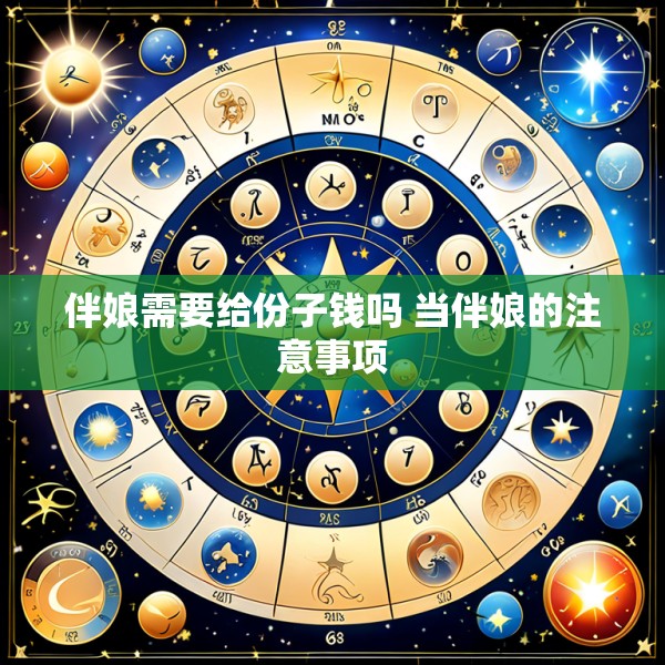 伴娘需要给份子钱吗 当伴娘的注意事项