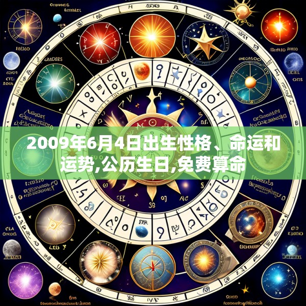 2009年6月4日出生性格、命运和运势,公历生日,免费算命