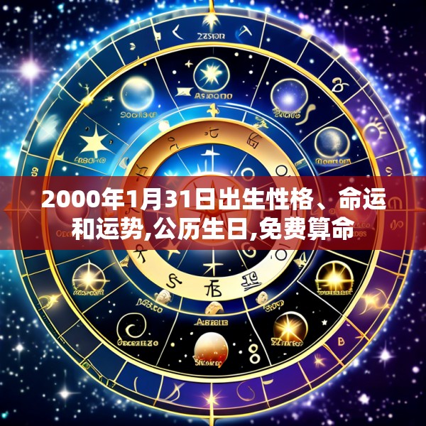 2000年1月31日出生性格、命运和运势,公历生日,免费算命