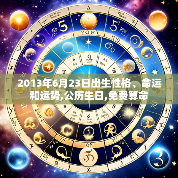 2013年6月23日出生性格、命运和运势,公历生日,免费算命