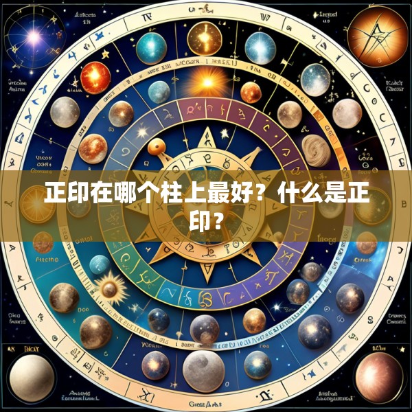 正印在哪个柱上最好？什么是正印？
