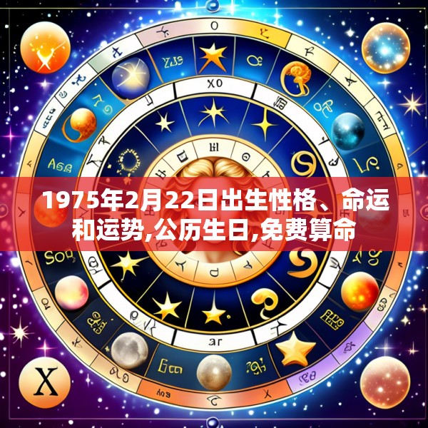 1975年2月22日出生性格、命运和运势,公历生日,免费算命