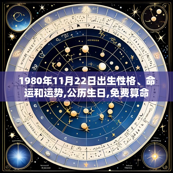 1980年11月22日出生性格、命运和运势,公历生日,免费算命