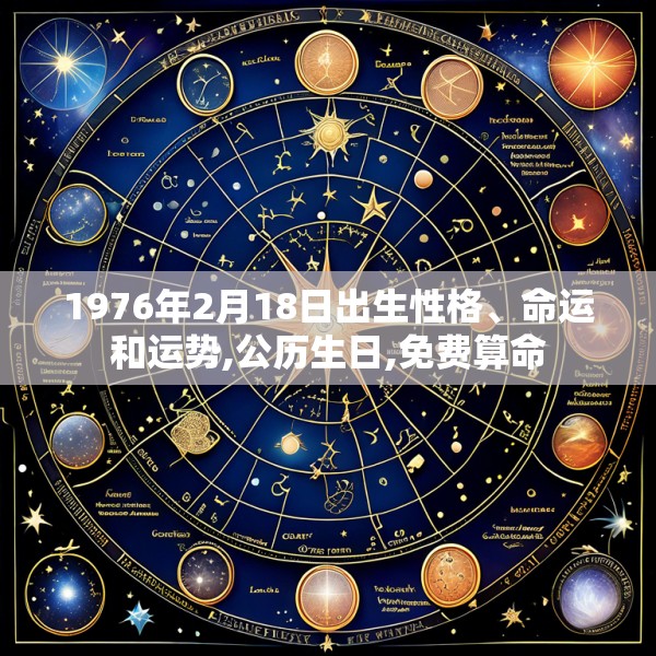 1976年2月18日出生性格、命运和运势,公历生日,免费算命