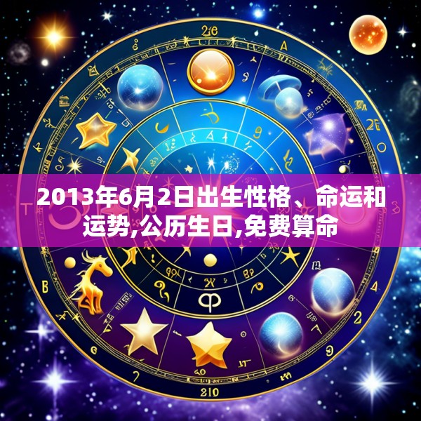 2013年6月2日出生性格、命运和运势,公历生日,免费算命