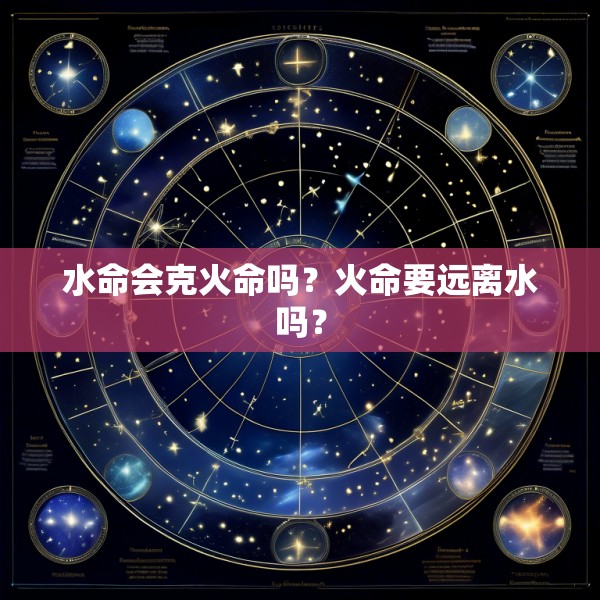 水命会克火命吗?火命要远离水吗?