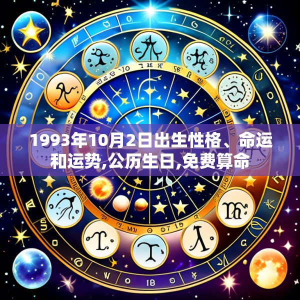 1993年10月2日出生性格、命运和运势,公历生日,免费算命