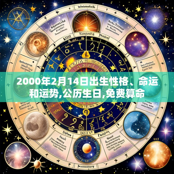 2000年2月14日出生性格、命运和运势,公历生日,免费算命
