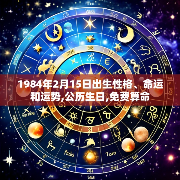 1984年2月15日出生性格、命运和运势,公历生日,免费算命